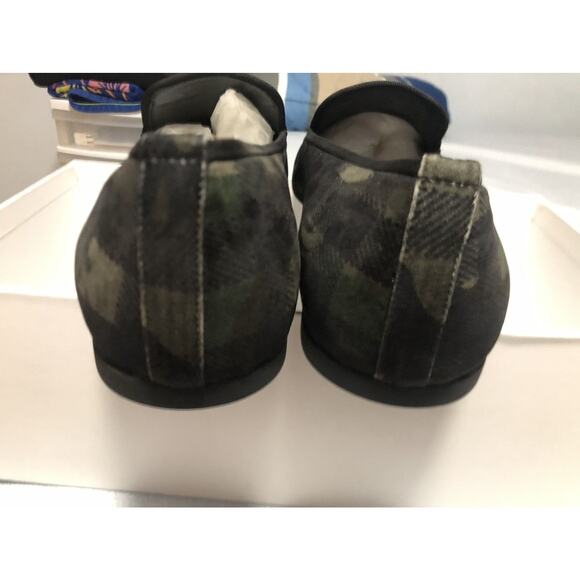 Tomas Maier Plaid Camo Smoking slippers sz. 10 main image 7